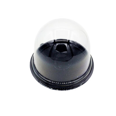 Купольная упаковка ПРТ-85 с черным дном. Упаковка ПРТ-85 купольной формы применяется как в кондитерском деле так и в мыловарении.